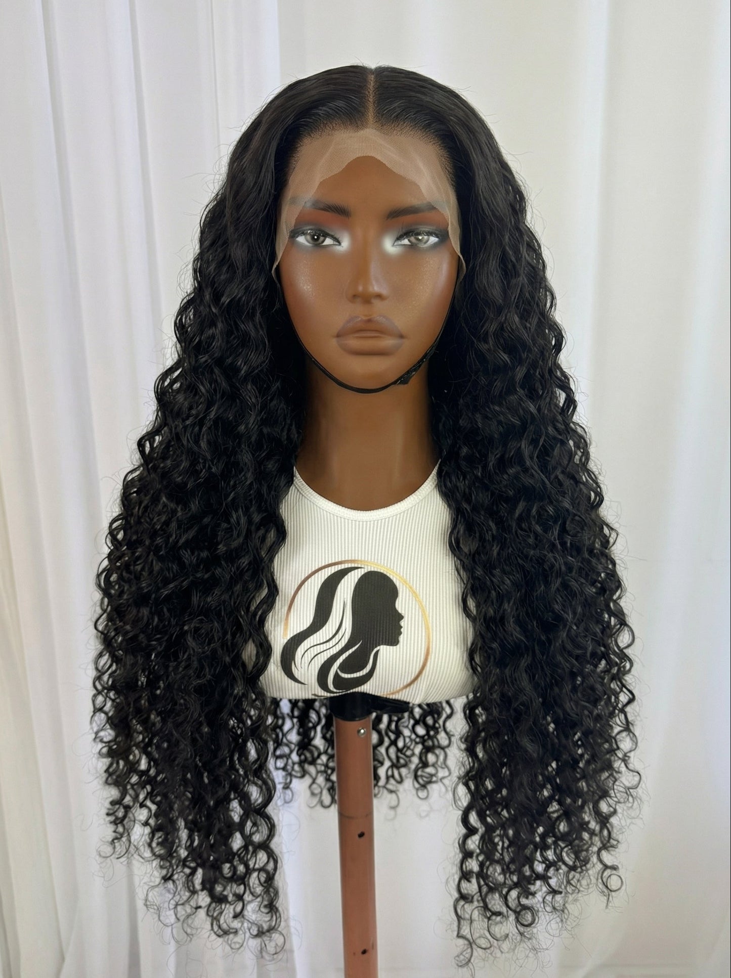The Empress  | 30” Deep Curl Human Hair Blend Wig