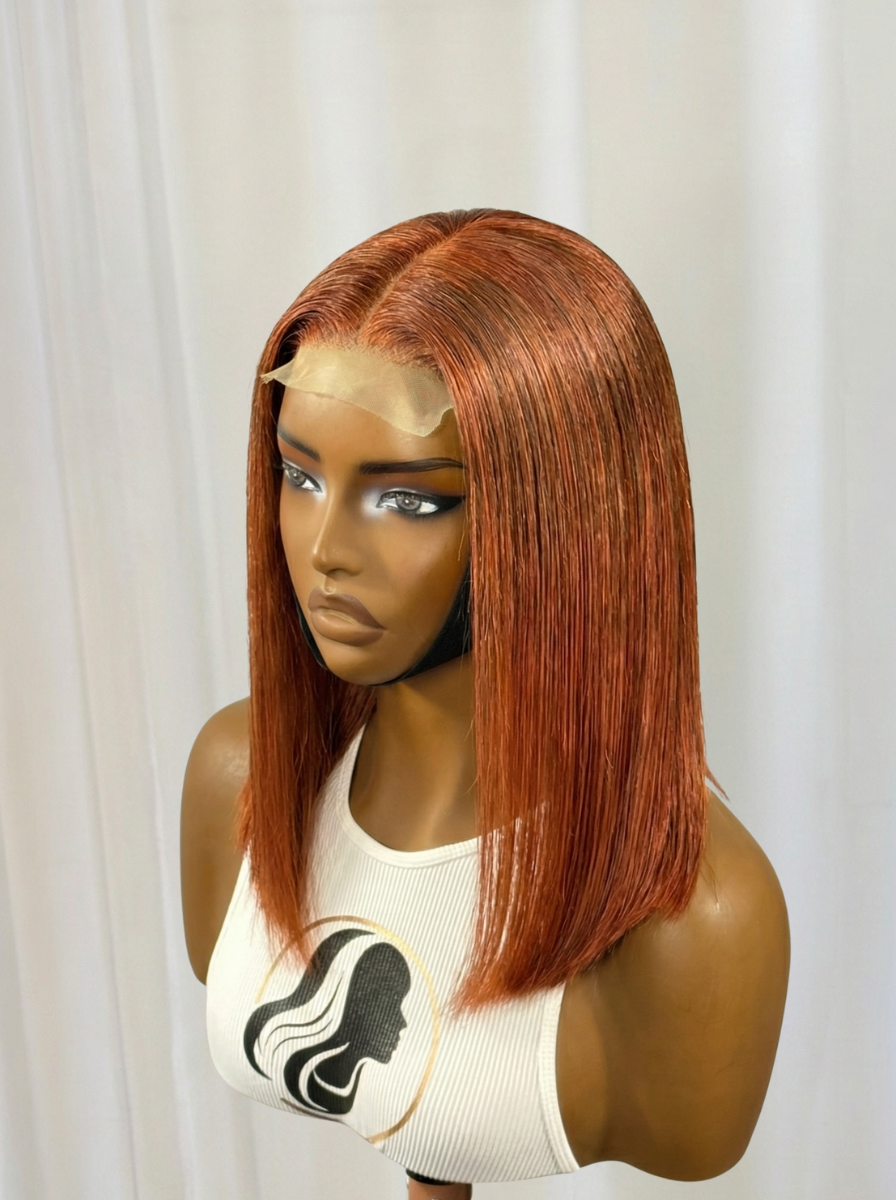 The Consultant  | 12” Glueless Bob Human Hair Blend Wig