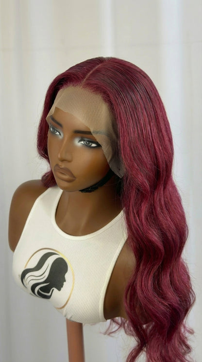 The First Lady  | 26” Body Wave Human Hair Blend Wig