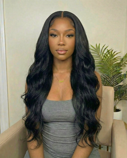 The First Lady  | 26” Body Wave Human Hair Blend Wig