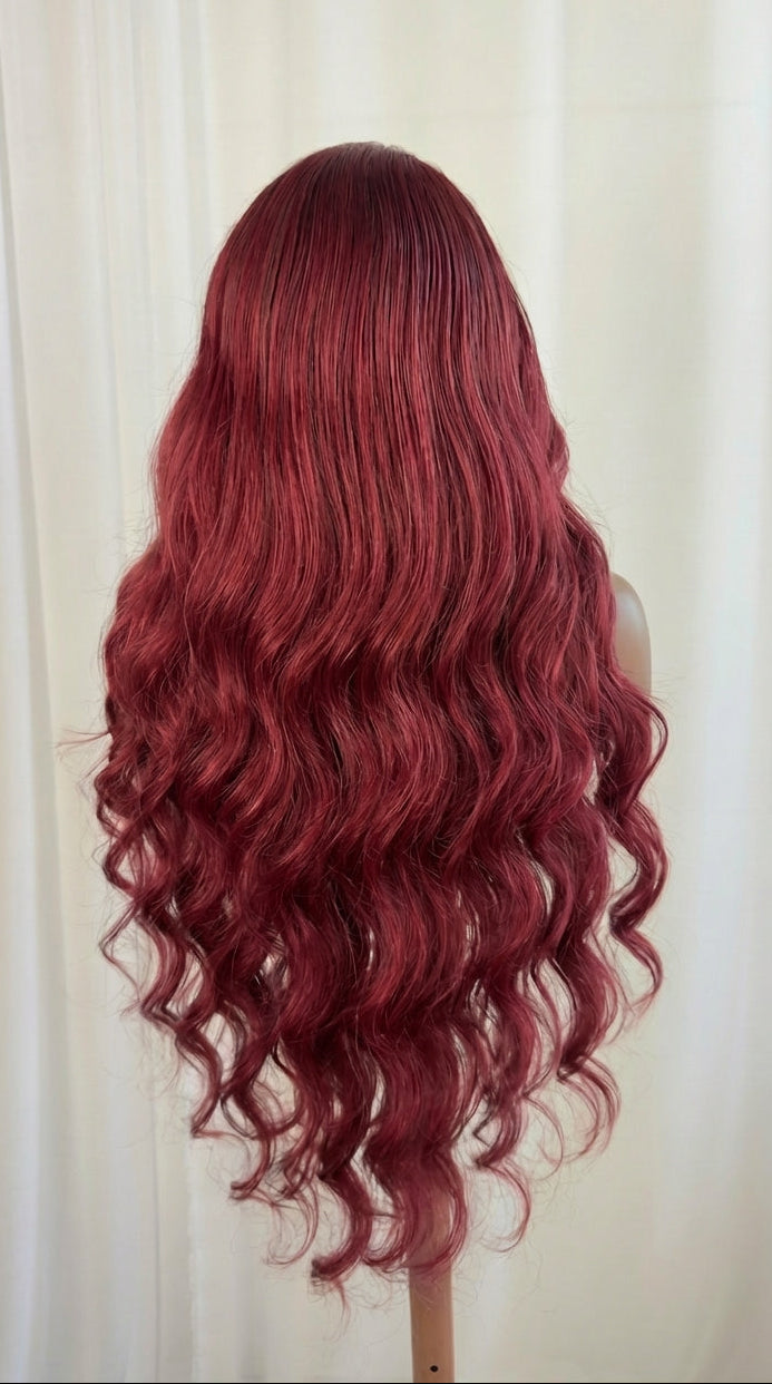 The First Lady  | 26” Body Wave Human Hair Blend Wig