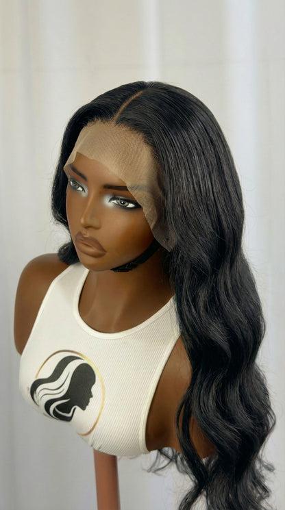 The First Lady  | 26” Body Wave Human Hair Blend Wig