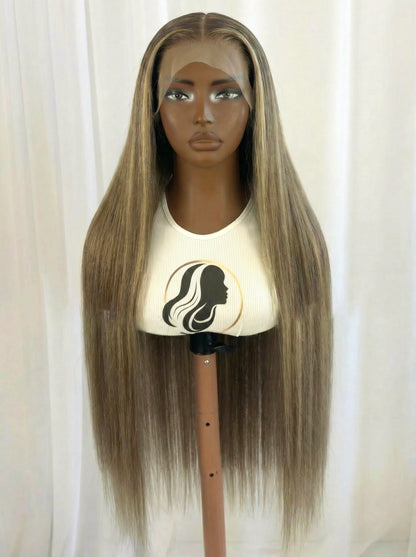 The CEO | 30” Straight Human Hair Blend Wig