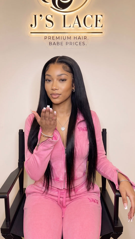 The CEO | 30” Straight Human Hair Blend Wig