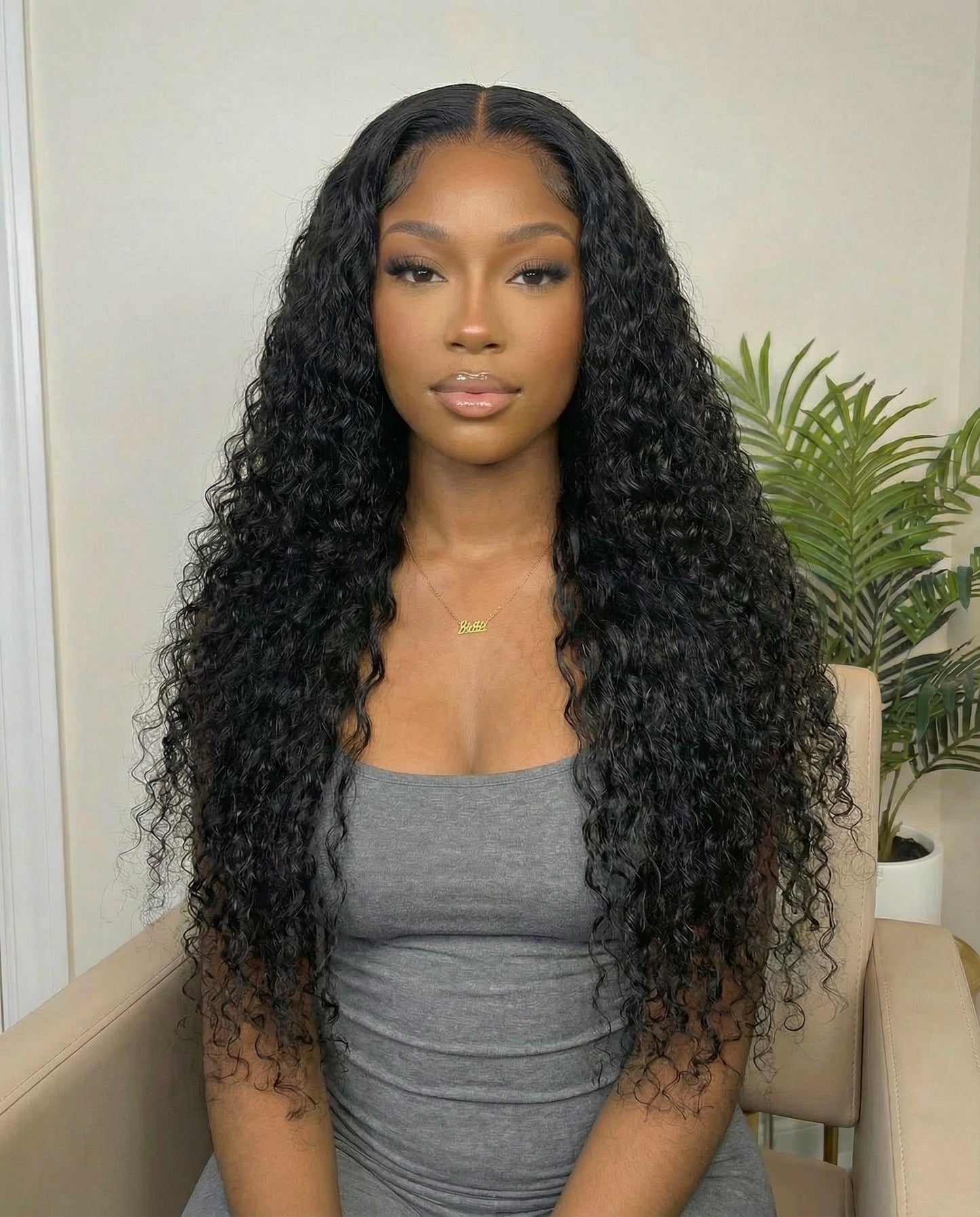 The Empress  | 30” Deep Curl Human Hair Blend Wig