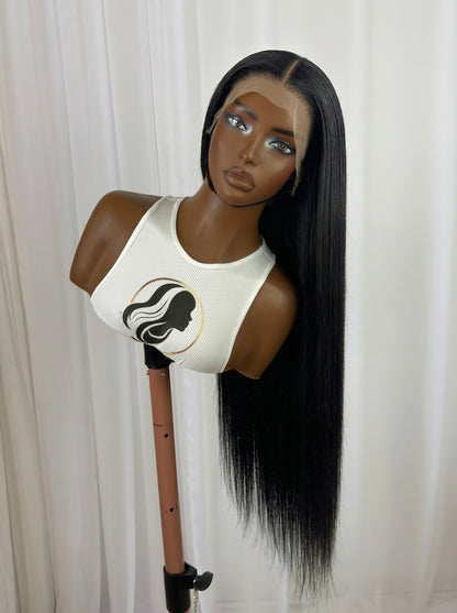 The CEO | 30” Straight Human Hair Blend Wig