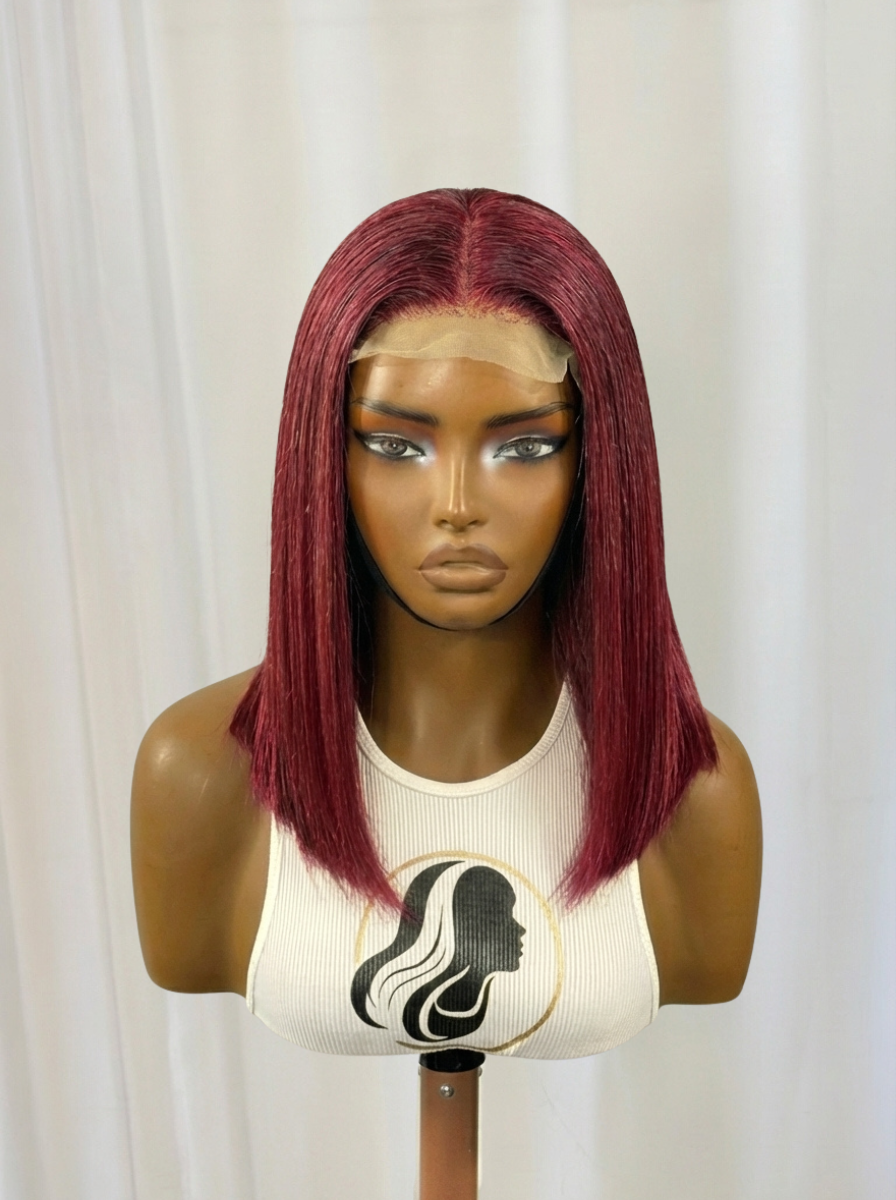 The Consultant  | 12” Glueless Bob Human Hair Blend Wig
