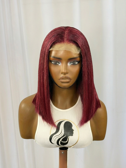 The Consultant  | 12” Glueless Bob Human Hair Blend Wig