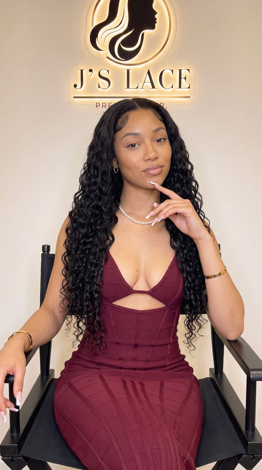 The Empress  | 30” Deep Curl Human Hair Blend Wig