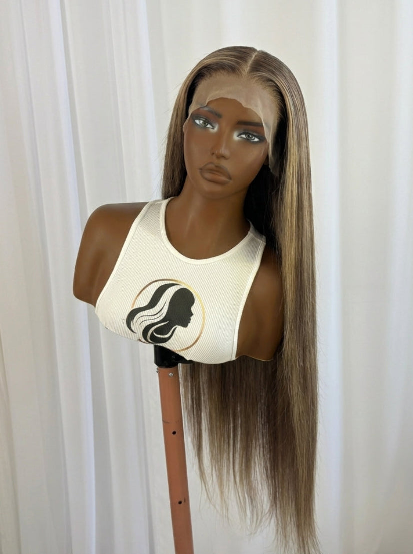 The CEO | 30” Straight Human Hair Blend Wig